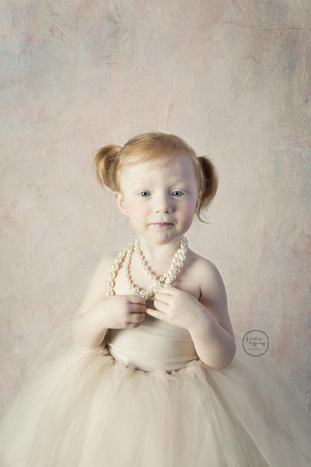 a photo of a little girl in a large tutu