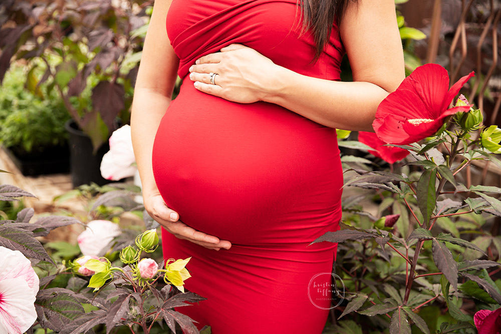 a maternity photo from a maternity photoshoot