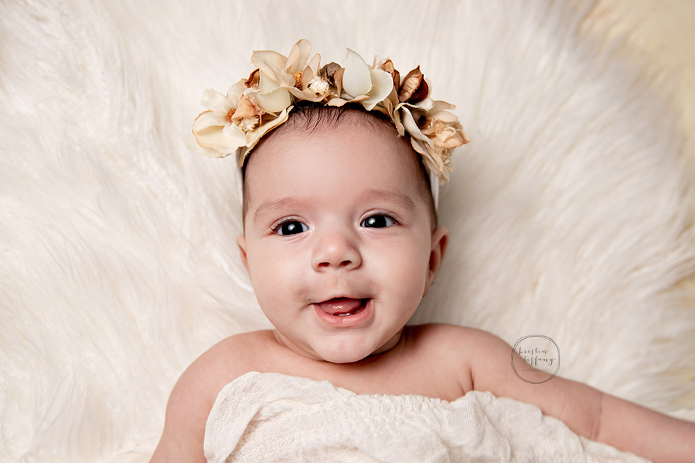 a photo from a baby photo session with Kristin Tiffany Photography