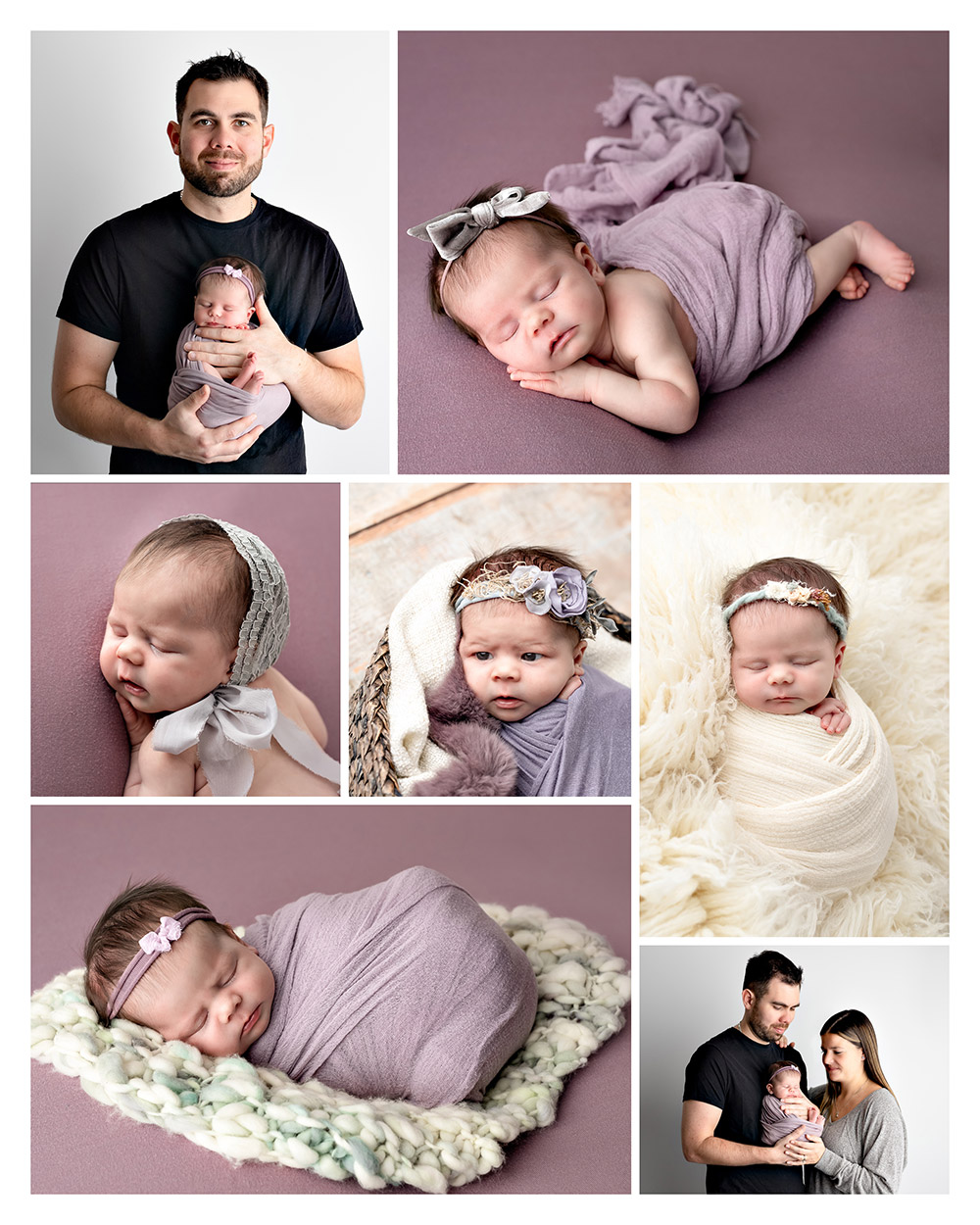 photos from a newborn session with Kristin Tiffany Photography