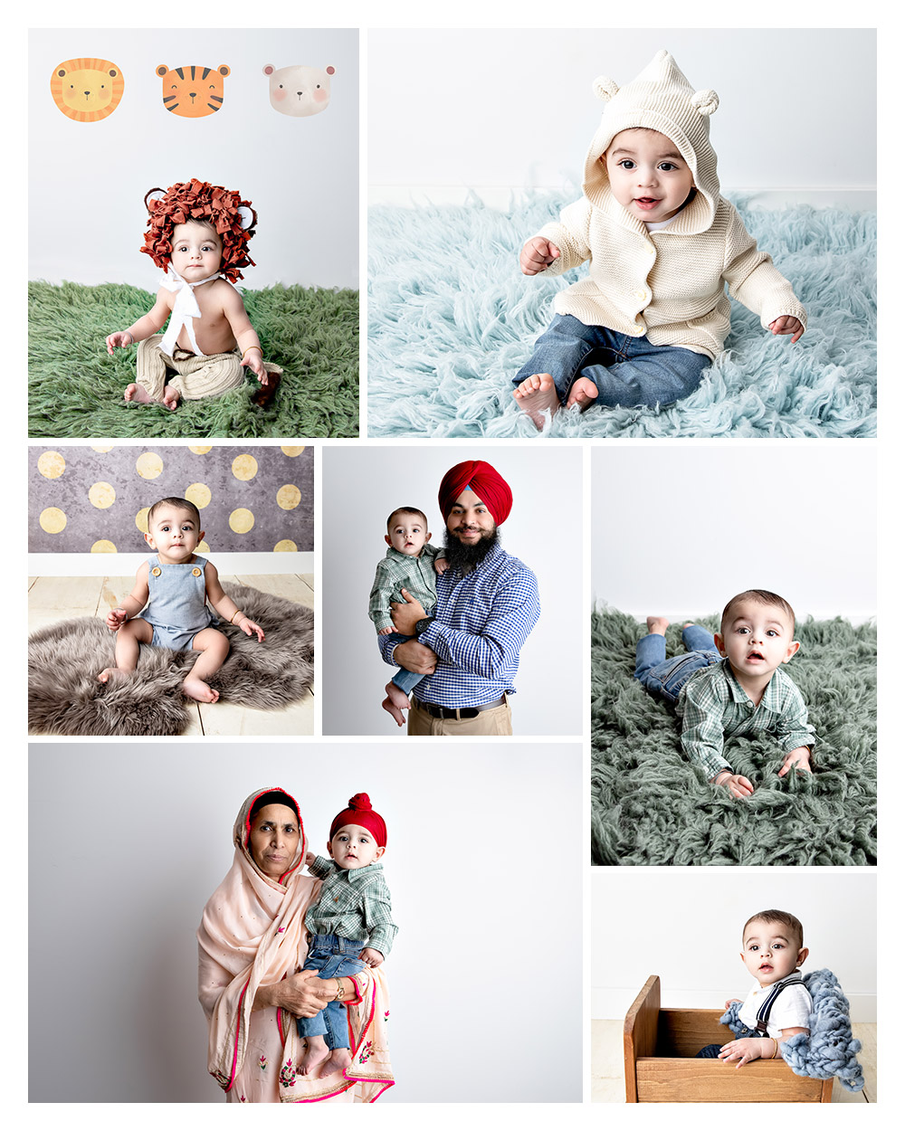 photos from a baby session with Kristin Tiffany Photography