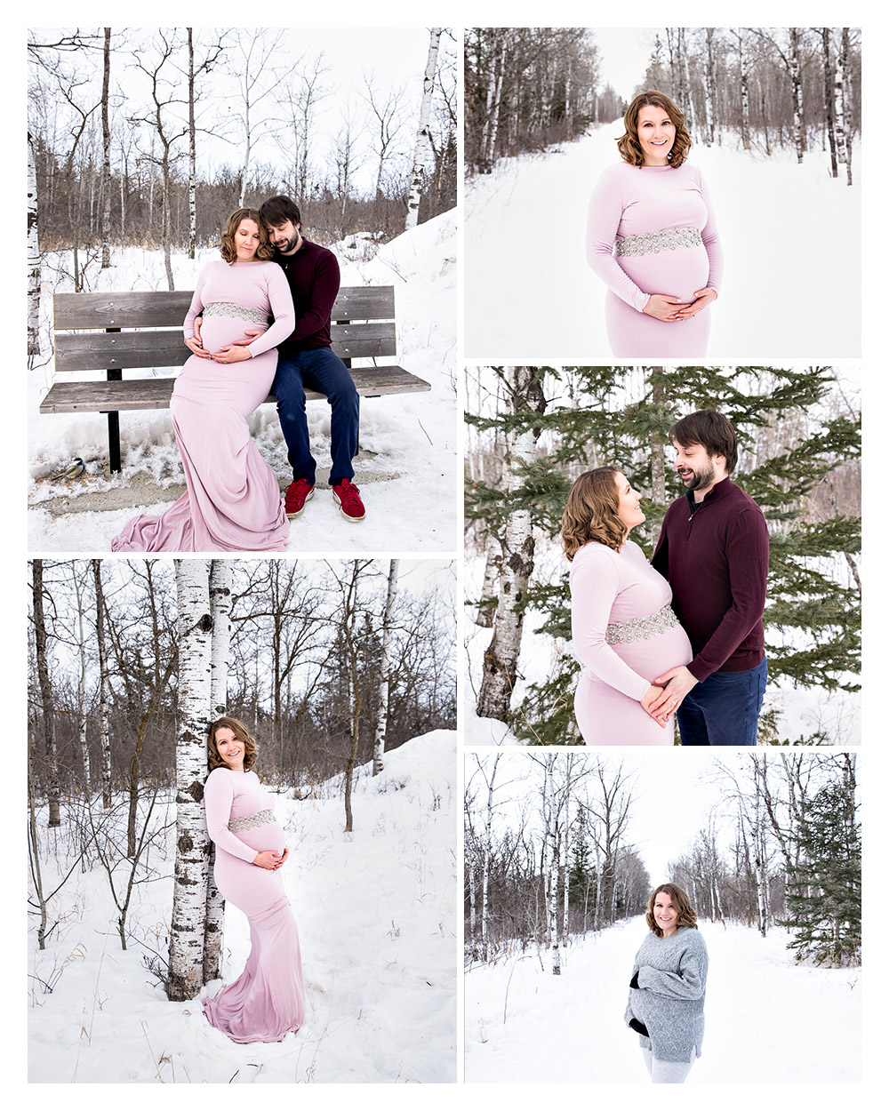 photos from a maternity session with Kristin Tiffany Photography