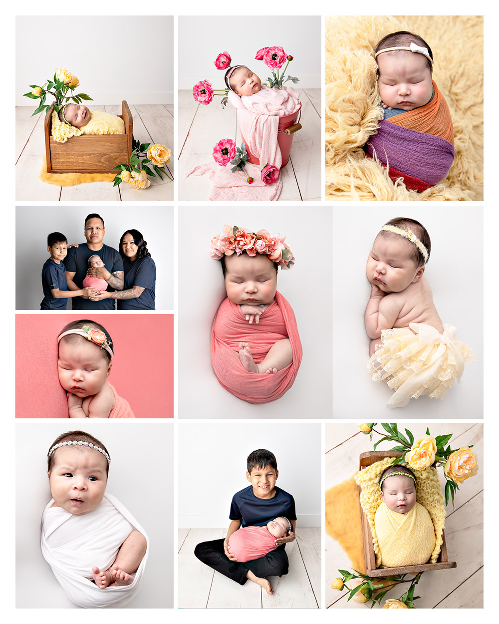 photos from a newborn session with Kristin Tiffany Photography