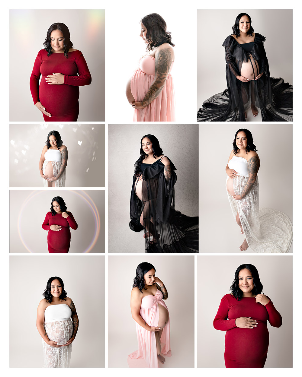 photos from a maternity session with Kristin Tiffany Photography
