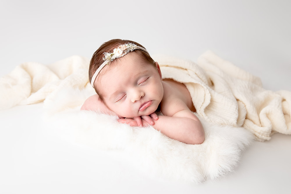 a newborn photo by Kristin Tiffany Photography