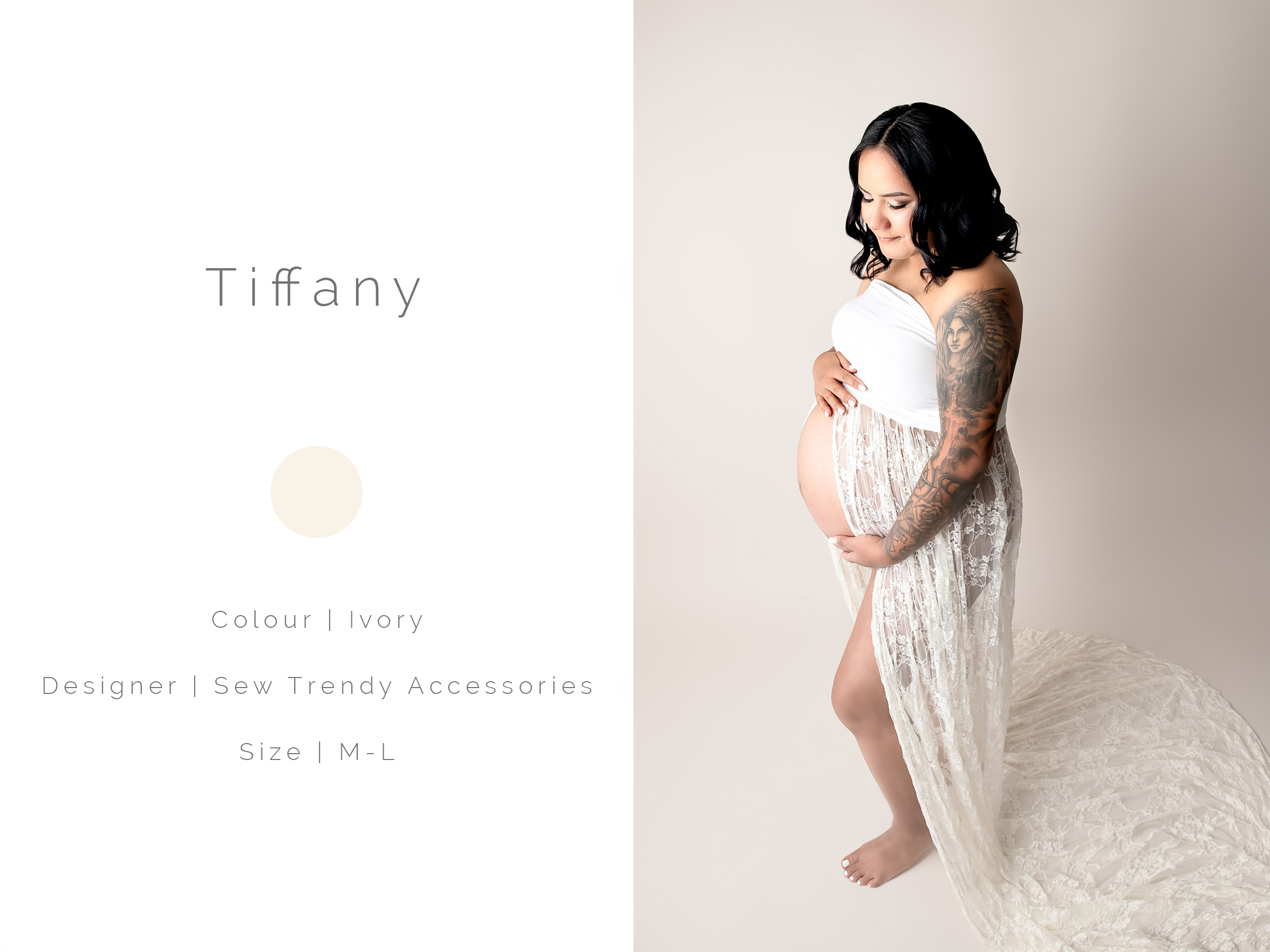 a maternity photo by Kristin Tiffany Photography