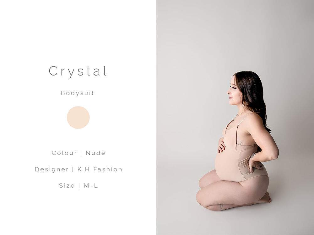 a maternity bodysuit option from Kristin Tiffany Photography